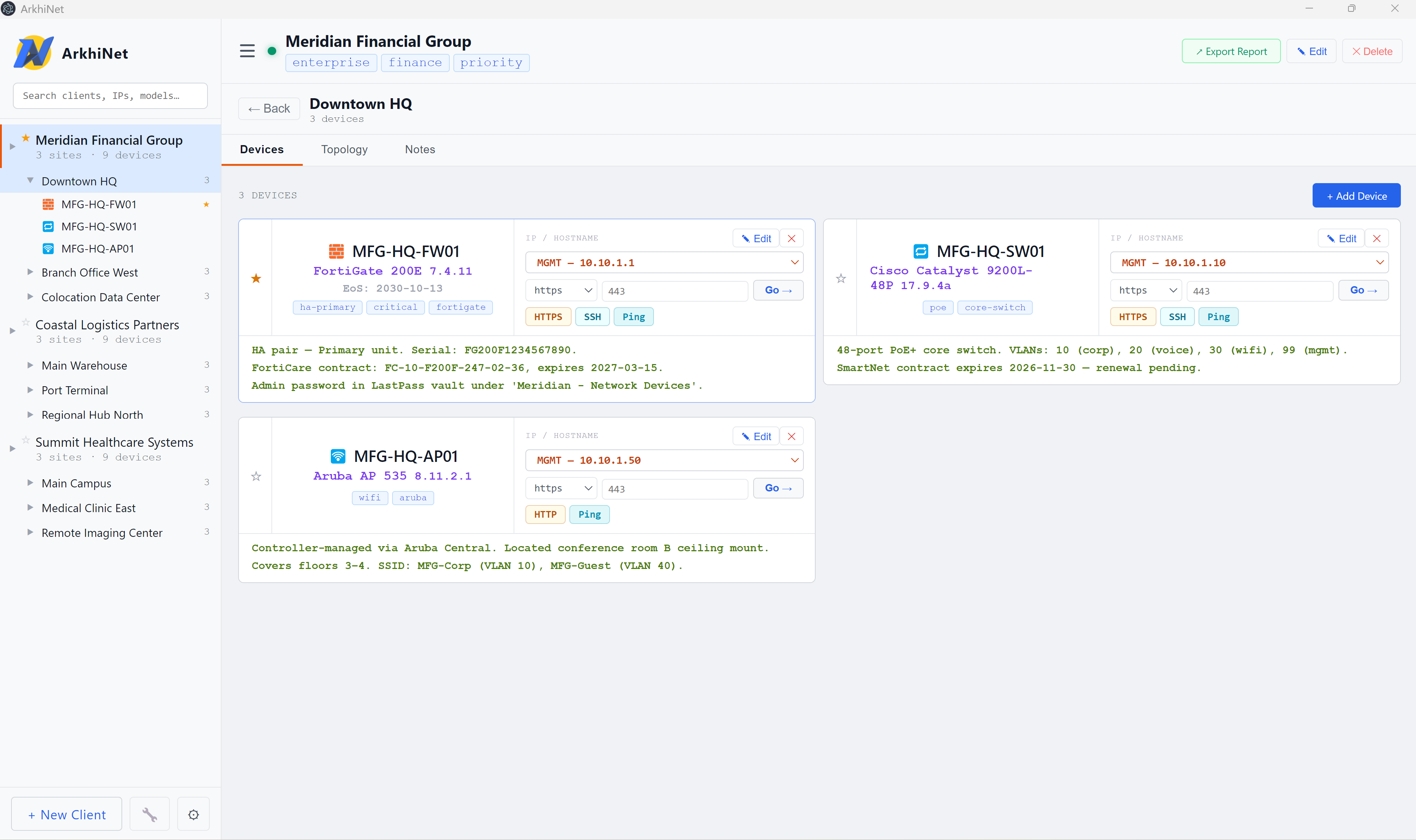ArkhiNet Light theme